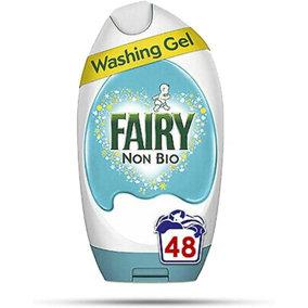 Fairy Non Bio Washing Liquid Laundry Detergent Gel, 48 Washes, 1.8 L, for Sensitive Skin