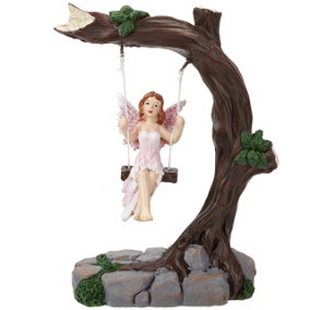 Fairy on a Swing, Garden Ornament