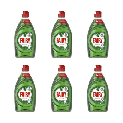 Fairy Original Washing Up Liquid 320ml (Pack Of 6)