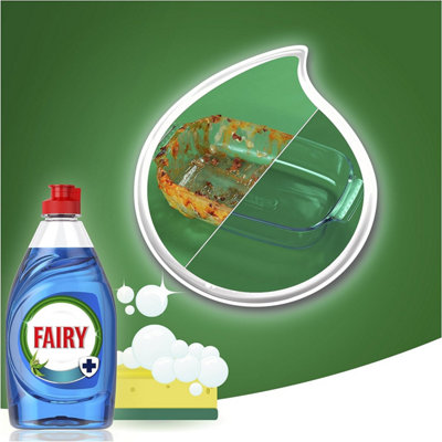 Fairy Platinum Anti Bacterial Washing Up Liquid Eucalyptus 820ML (Pack of 3)