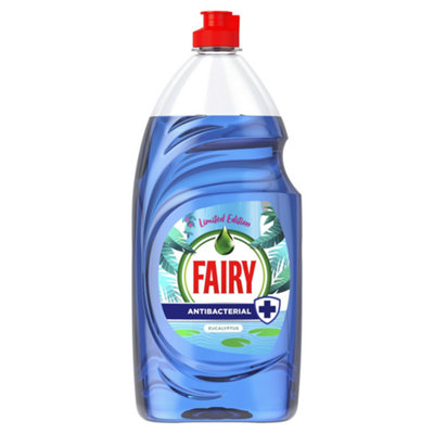 Fairy Platinum Anti Bacterial Washing Up Liquid Eucalyptus 820ML (Pack of 6)