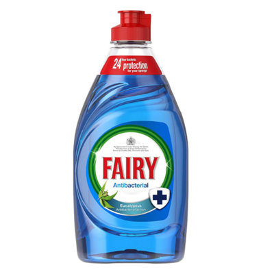 Fairy Platinum Antibacterial Eucalyptus Washing Up Liquid, 383 ml