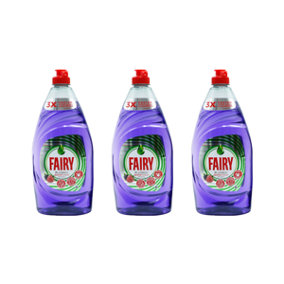 Fairy Platinum Quick Wash with Wild Berry Dishwashing Liquid 820ml - Pack of 3