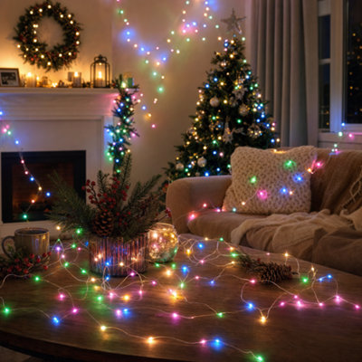Fairy String Lights 10-100m Mains Plug In for Indoor & Outdoor Use