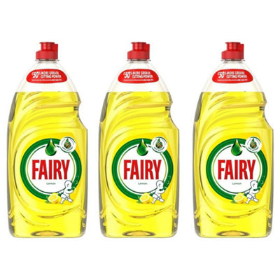 Fairy Washing up Liquid Lemon 1015ml Pack of 3