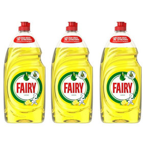 Fairy Washing up Liquid Lemon 1015ml Pack of 3