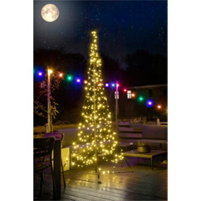 FAIRYBELL All Surface Outdoor Garden 3M Christmas Tree Decoration with 320 LED TWINKLE lights