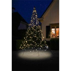 FAIRYBELL All Surface Outdoor Garden 3M Christmas Tree Decoration with 480 LED lights