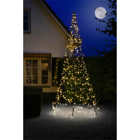FAIRYBELL All Surface Outdoor Garden 4M Christmas Tree Decoration with 640 LED lights