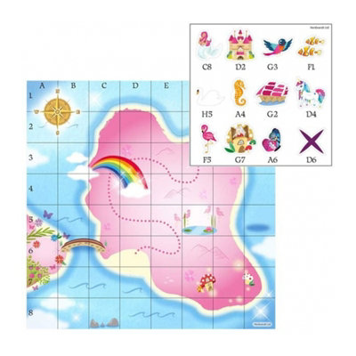 Fairytale Land Treasure Map Party Game Multicoloured (One Size)