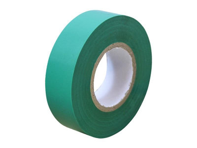 Faithfull 00351920GNTB PVC Electrical Tape Green 19mm x 20m FAITAPEPVCG ...