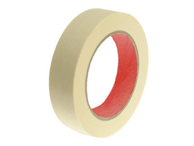 Faithfull 00542550TB Low Tack Masking Tape 25mm x 50m FAITAPELTM25