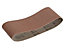 Faithfull 008623 Cloth Sanding Belt 610 x 100mm 80G (Pack 3) FAIAB100610M