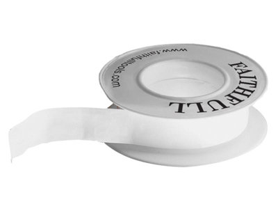 Faithfull 08001212ST10TB P.T.F.E Tape 12mm x 12m White (Pack 10) FAITAPEPTF10 - 3
