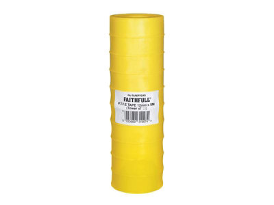 Faithfull 0800125TB P.T.F.E Gas Tape 12mm x 5m White (Pack 10) FAITAPEPTGAS