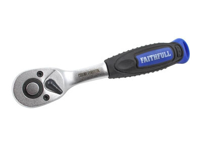 Faithfull 1/4in Drive Quick Release Ratchet Handle FAISOCRAT14Q