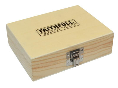 Faithfull FAIRB26 Fresa A Due Tagli In Widia 1/4 X 12mm | Punta Per Legno, MDF E Compensato Per Professionisti E Fai Da Te