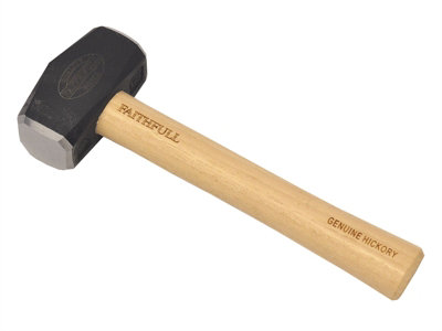 Faithfull 10-156 Club Hammer Contractor's Hickory Handle 1.81kg (4 lb) FAIHC4C