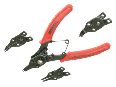 Faithfull 10002 Circlip Pliers Set, 5 Piece FAIPLCIRSET