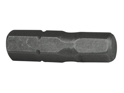 Faithfull 14004 Hex S2 Grade Steel Screwdriver Bits 3 x 25mm (Pack 3) FAISBH325