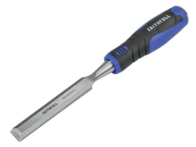 Faithfull 19mm Soft Grip Bevel Edge Chisel for Precision Woodworking