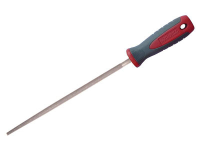 Faithfull 200mm Handled Round Second Cut Engineers File for Precision Filing