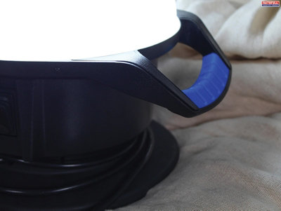 Faithfull 240v 360 Degree Task Site Light 4000L with Power Take Off ...