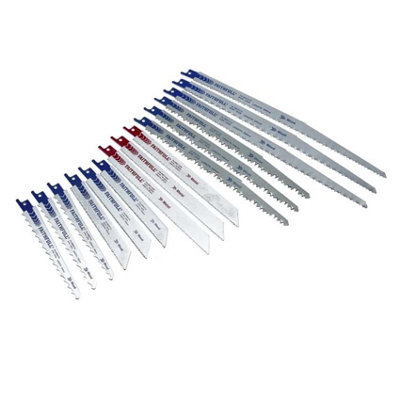 Faithfull 30 Piece Reciprocating Sabre Saw Blade Set Recip Bosch Dewalt ...