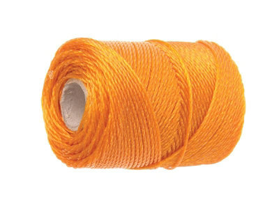 Faithfull 3100 3100 Polyethylene Brick Line 100m (330ft) Orange FAI3100