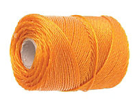 Faithfull - 3250 Heavy-Duty Polyethylene Brick Line 250m (820ft) Orange