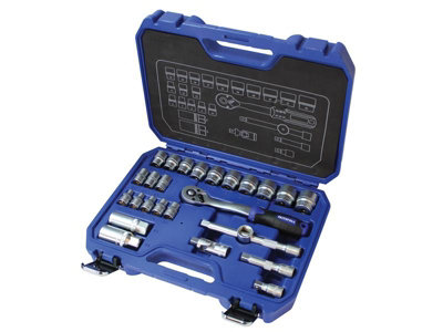 Faithfull 381026N1 3/8in Drive Socket Set, 26 Piece FAISOC3826MN