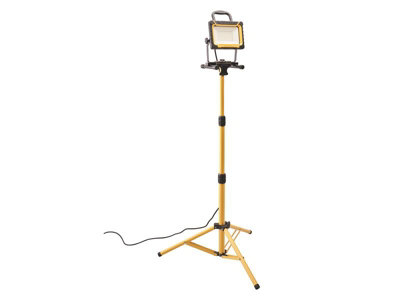 Faithfull 45W LED DUAL POWER Tripod Work Sitelight 240V FPPSLT45D XMS24TRIPOD