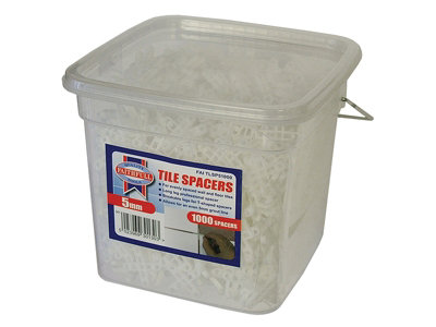 Faithfull 5-1000 Tile Spacer Long Leg 5mm (Tub 1000) FAITLSP51000