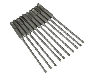 Faithfull 5.5mm SDS Plus Drill Bits - Heavy Duty Tungsten Carbide - Pack of 10