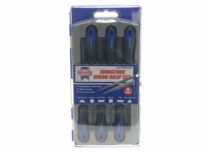 Faithfull 6-Piece Precision Needle Rasp Set for Fine Detailing