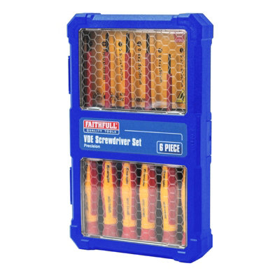 Faithfull 16 Piece Long Impact Screwdriver Bit Set | Screwdriver Bits