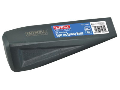 Faithfull 60113000 Super Log Splitting Wedge 200mm 8in FAILSW8S