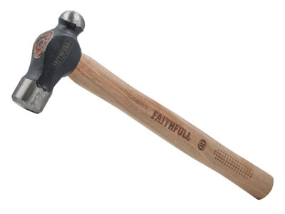 Faithfull 60411220 Ball Pein Hammer FSC Hickory 454g 1 lb FAIBPH16FSC