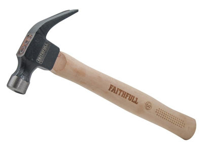 Faithfull 60412050 FSC Hickory Claw Hammer 454g (16oz) FAICAH16FSC