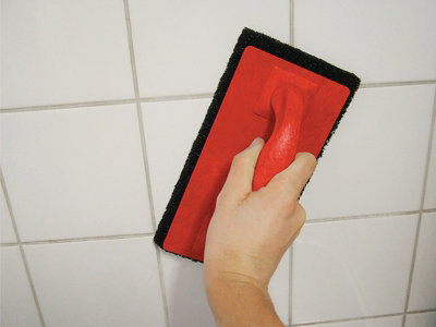 Faithfull 63030340 Scouring Pad Holder + Fine Medium & Coarse Pads FAITLSCOUR3