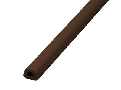 Faithfull AD-ZG024 EPDM Draught Excluder Brown 24M 9 x 7.5mm FAIDED97524B