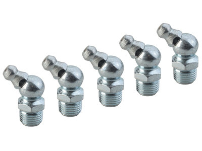 Faithfull AGN8416 Grease Nipple 45 1/8in BSP Pack 5 FAIGGN18BSPA