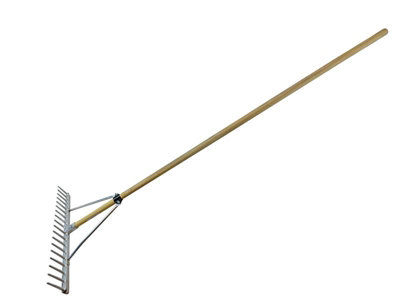 Faithfull Aluminium Landscape Rake Wooden Handle FSC 100% FAIALRFSC