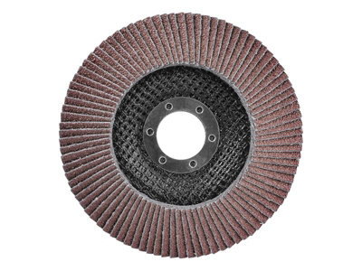 Faithfull Aluminium Oxide Flap Disc 115 x 22mm 120 Grit FAIFD115A120