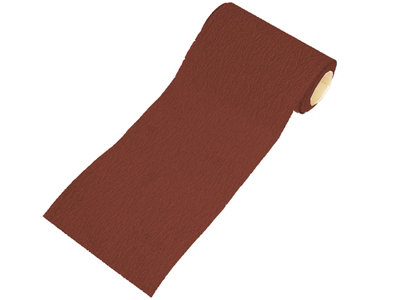 Faithfull Aluminium Oxide Sanding Paper Roll Red Heavy-Duty 115mm x 10m 60G FAIAR1060R