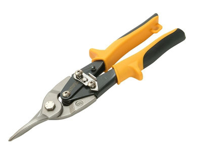 Faithfull ATS-S Yellow Compound Aviation Snips Straight Cut 250mm (10in) FAIAS10Y