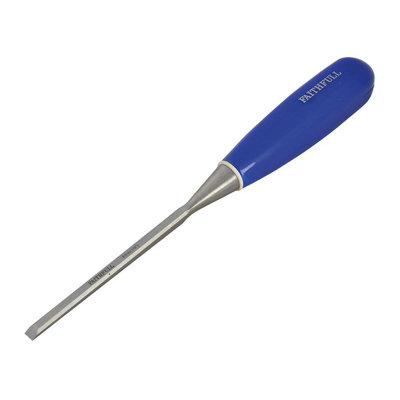 Faithfull Bevel Edge Chisel Blue Grip Multi Colour (6mm)