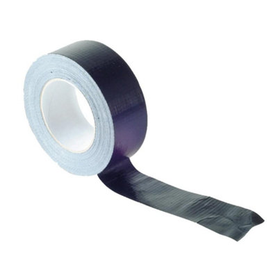 Faithfull Black Gaffa Tape 50m Roll 50mm Width Heavy Duty Tape FAITAPEGAFBK