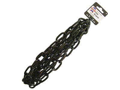 Faithfull Black Japanned Chain 6.0mm x 2.5m - Max. Load 250kg FAICHCUT60B