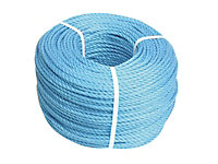 Faithfull Blue Poly Rope 10mm x 220m FAIRB220100